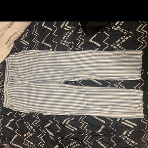 American Eagle high waisted striped mom jeans size 14 X-Long